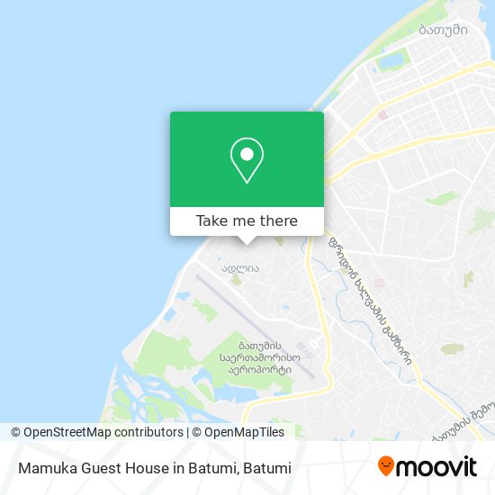 Mamuka Guest House in Batumi map