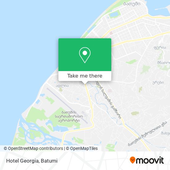 Hotel Georgia map