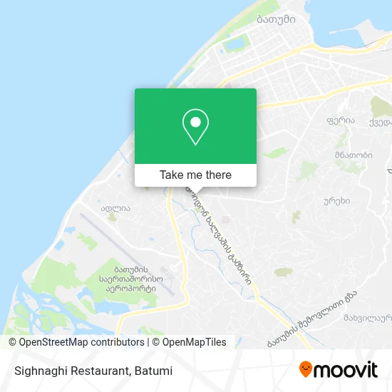 Sighnaghi Restaurant map