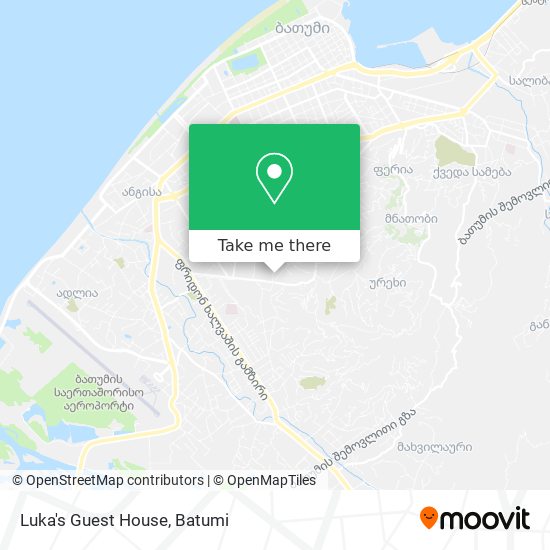Luka's Guest House map