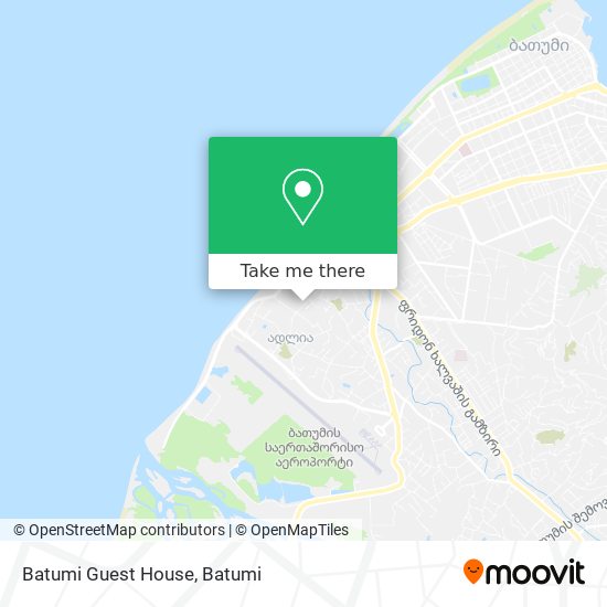Batumi Guest House map