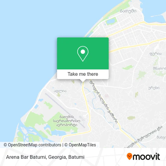 Карта Arena Bar Batumi, Georgia