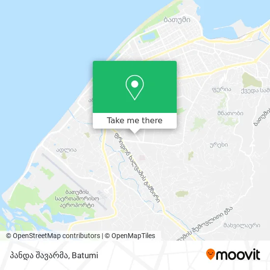 პანდა შავარმა map