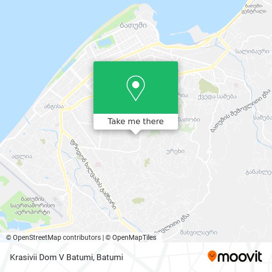 Карта Krasivii Dom V Batumi