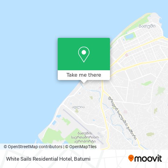 Карта White Sails Residential Hotel