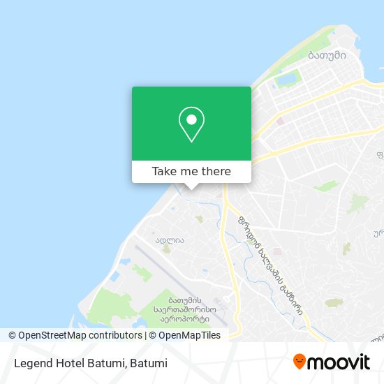 Карта Legend Hotel Batumi