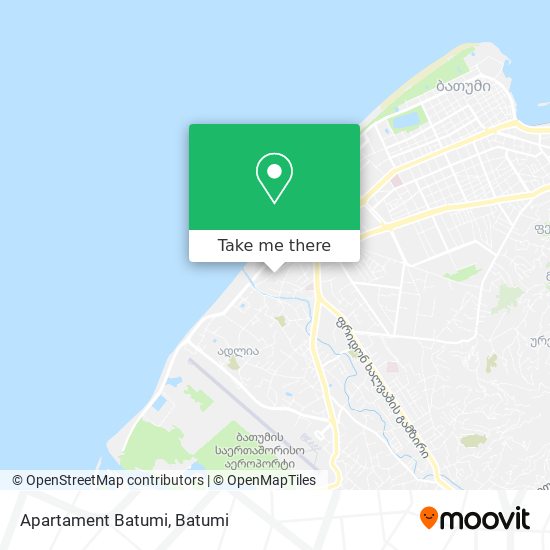 Apartament Batumi map