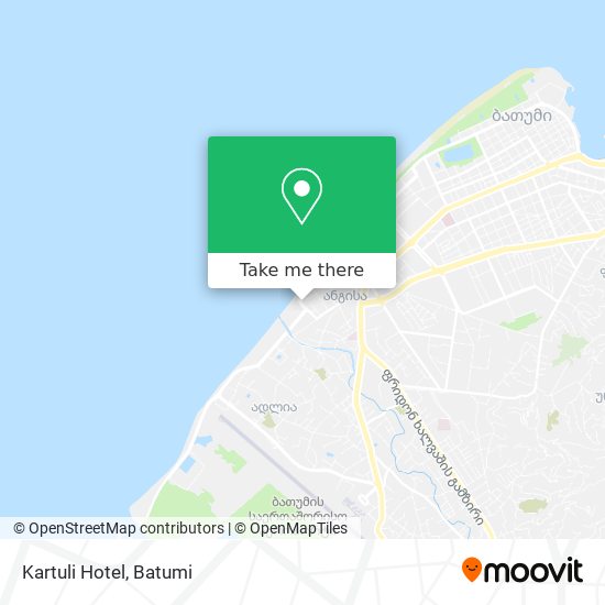 Карта Kartuli Hotel