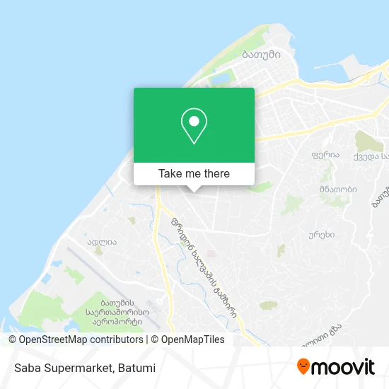 Saba Supermarket map