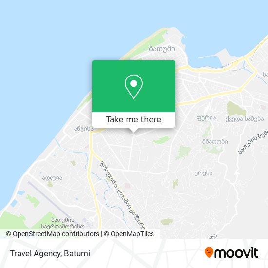 Travel Agency map