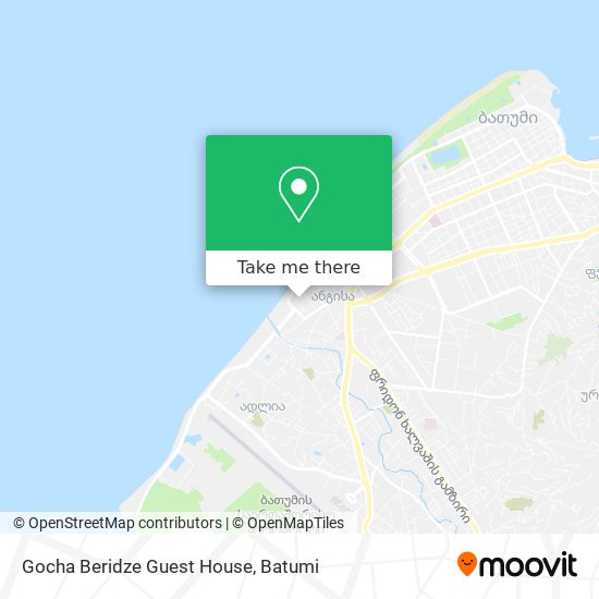 Gocha Beridze Guest House map