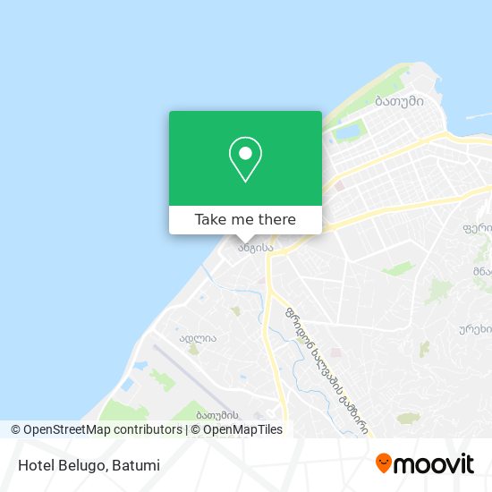 Hotel Belugo map