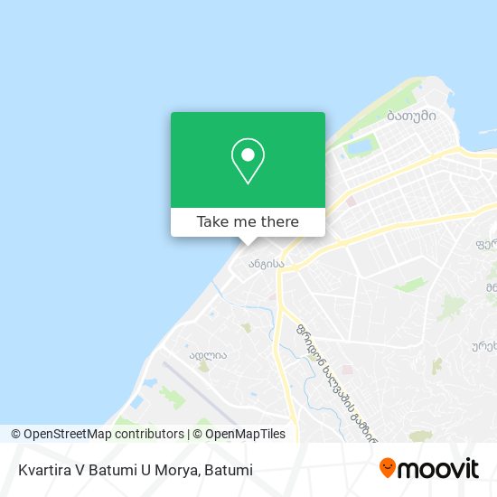 Карта Kvartira V Batumi U Morya