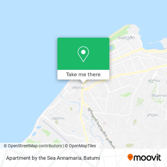 Apartment by the Sea Annamaria map