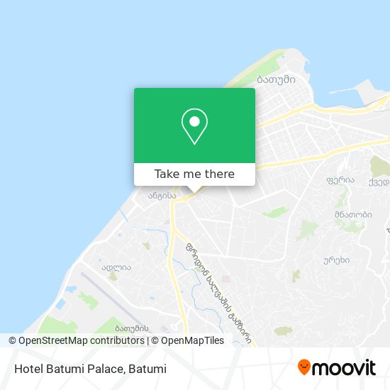 Hotel Batumi Palace map