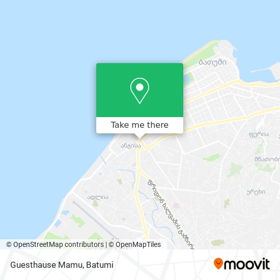 Guesthause Mamu map