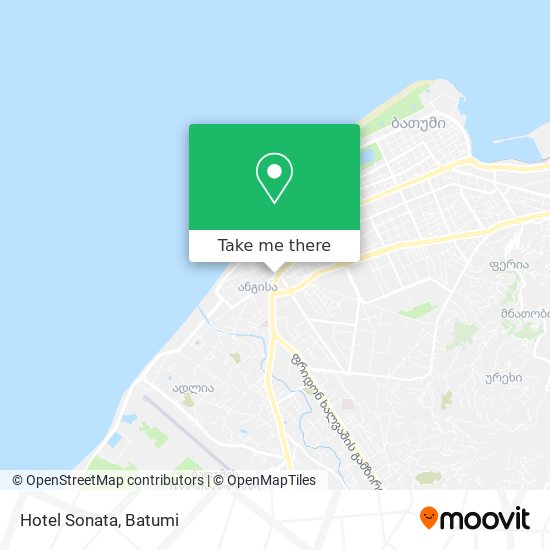 Hotel Sonata map