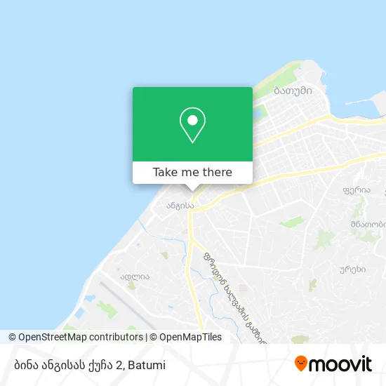 ბინა ანგისას ქუჩა 2 map