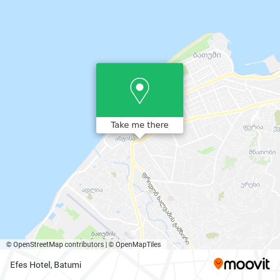 Efes Hotel map