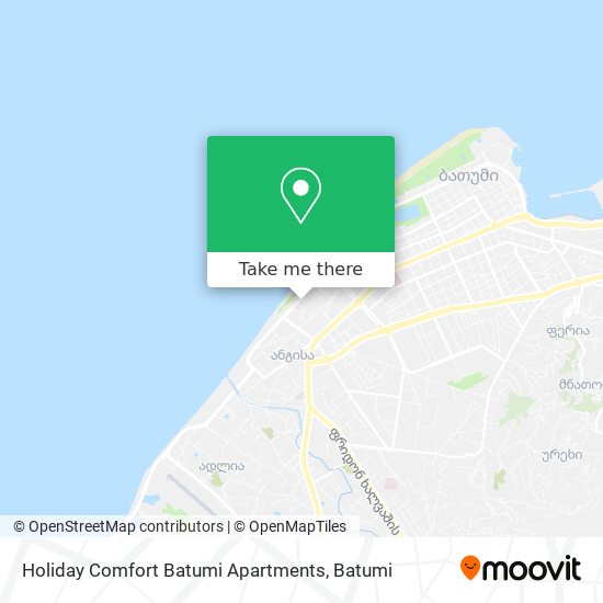 Карта Holiday Comfort Batumi Apartments