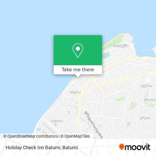 Карта Holiday Check Inn Batumi