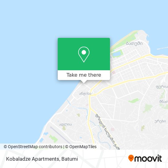 Kobaladze Apartments map