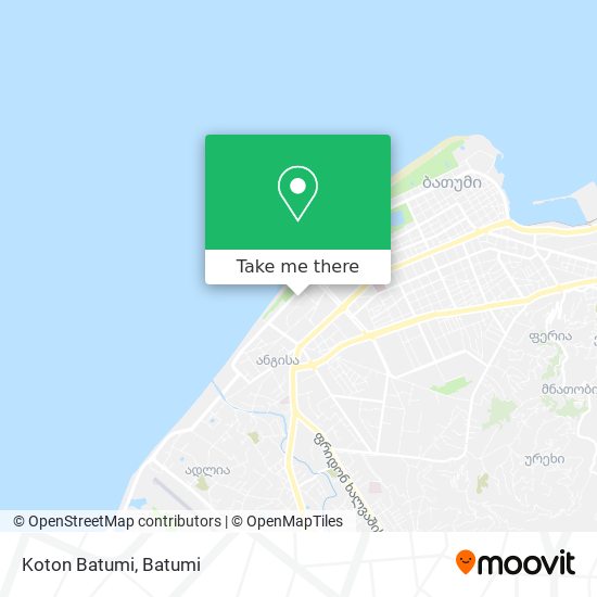 Карта Koton Batumi
