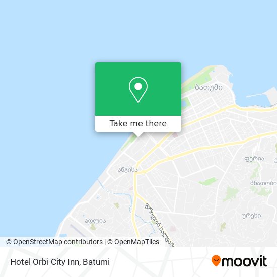 Hotel Orbi City Inn map
