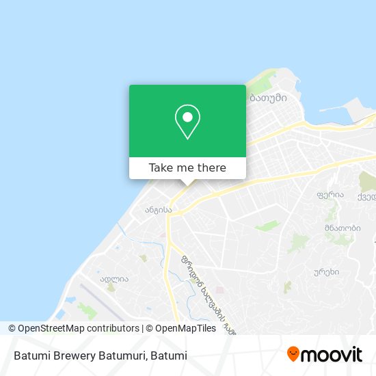 Batumi Brewery Batumuri map