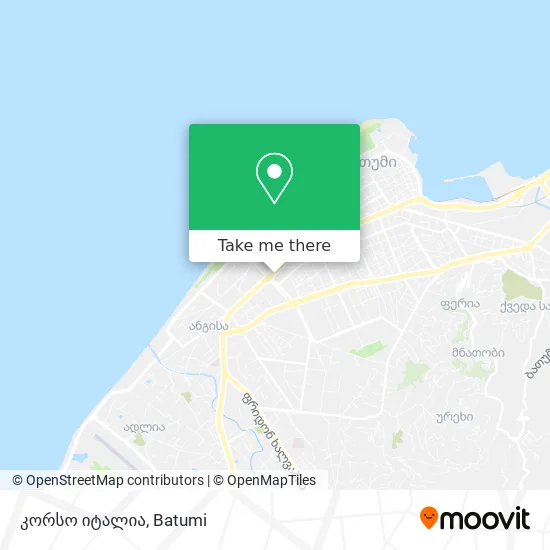 კორსო იტალია map