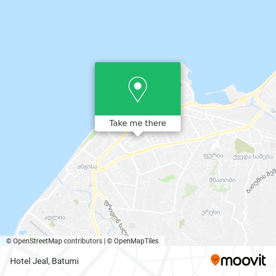 Hotel Jeal map