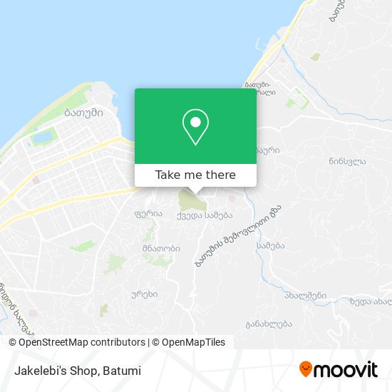 Jakelebi's Shop map