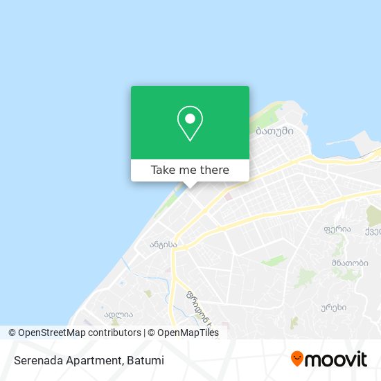 Serenada Apartment map