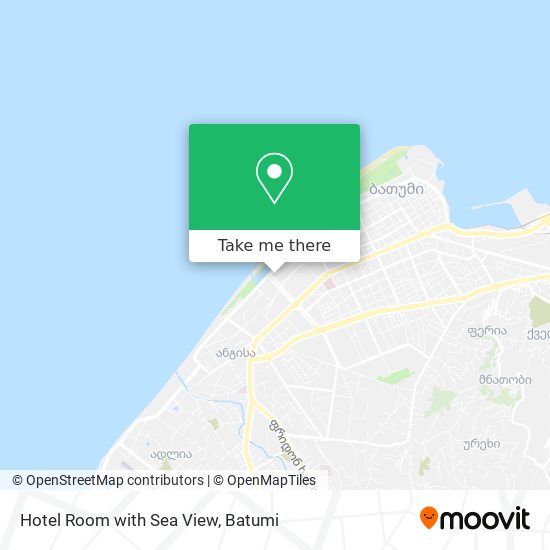 Hotel Room with Sea View map