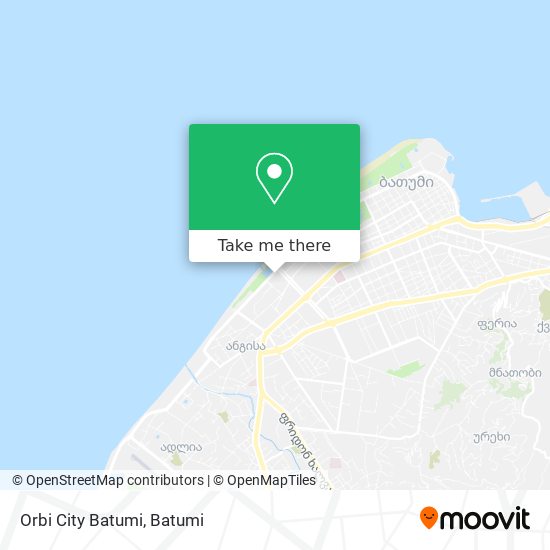 Orbi City Batumi map