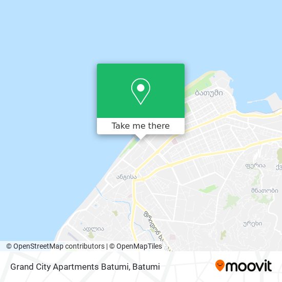 Grand City Apartments Batumi map