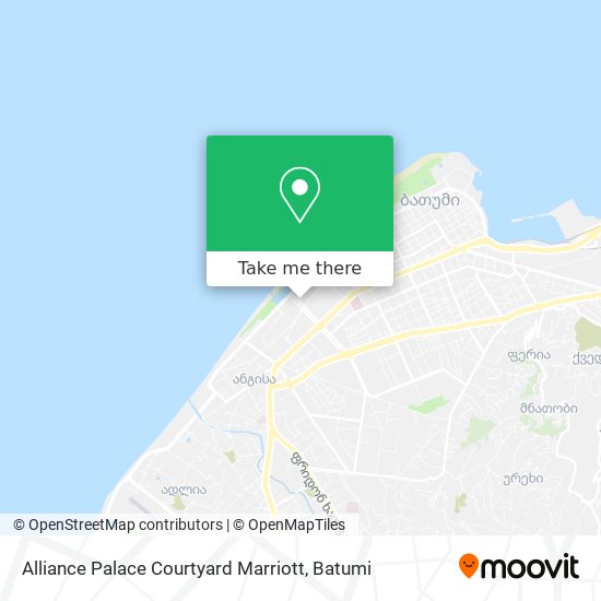 Alliance Palace Courtyard Marriott map