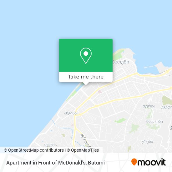 Apartment in Front of McDonald's map