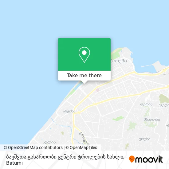 ბავშვთა გასართობი ცენტრი ტროლების სახლი map