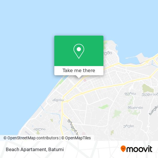 Beach Apartament map