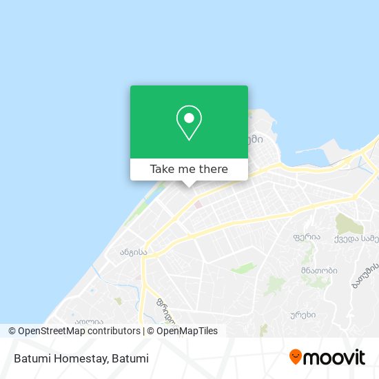 Batumi Homestay map