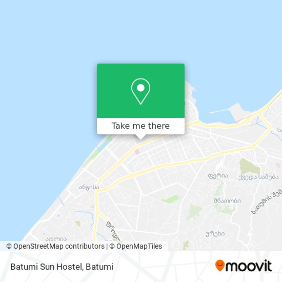 Карта Batumi Sun Hostel