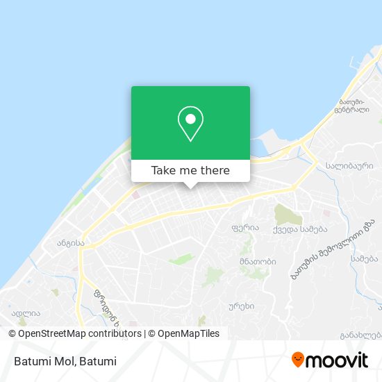 Batumi Mol map