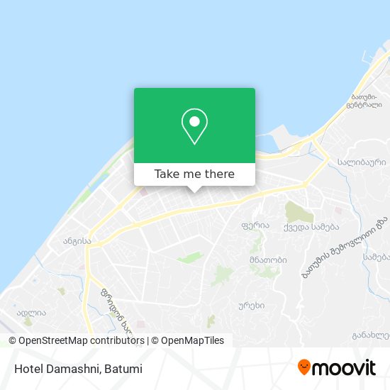 Hotel Damashni map