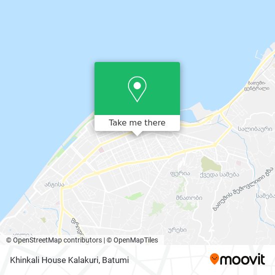 Карта Khinkali House Kalakuri