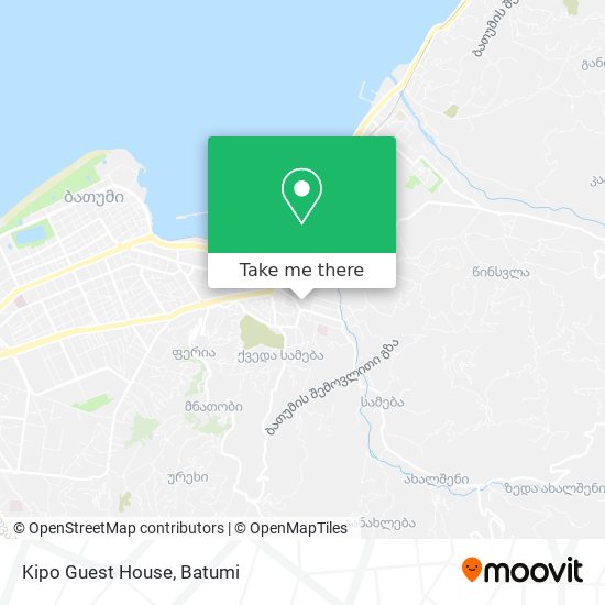 Карта Kipo Guest House