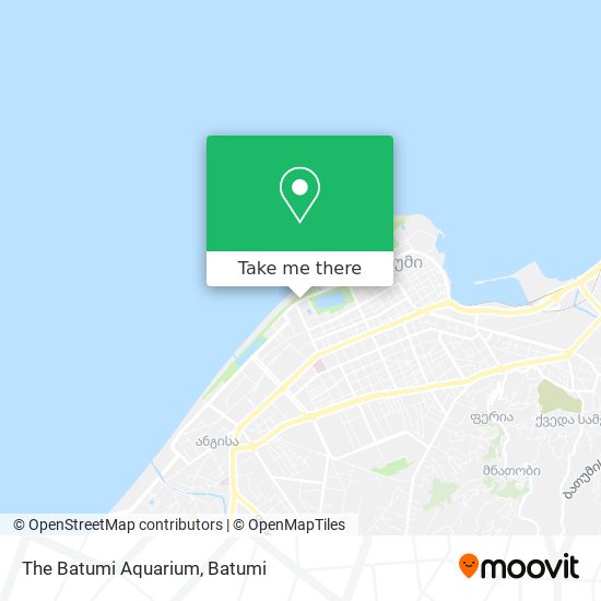 Карта The Batumi Aquarium
