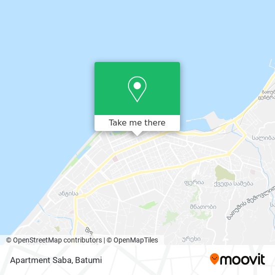 Карта Apartment Saba