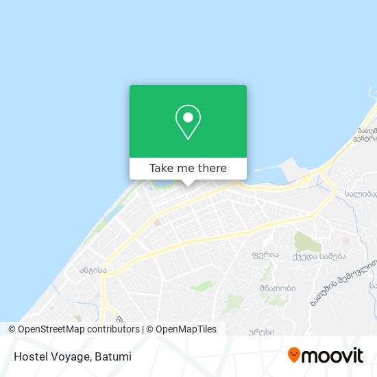 Hostel Voyage map