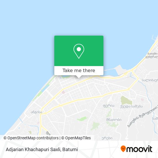 Adjarian Khachapuri Saxli map